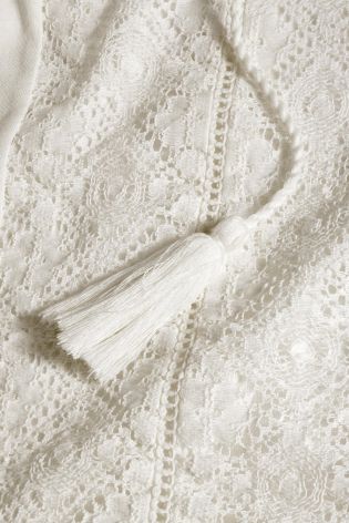 White Embroidered Cami